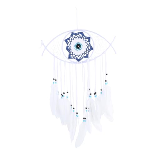 GOOHOCHY Evil Eye Dream Catcher Wall Decor Handmade Home Decor Hanging Wall Art Vintage