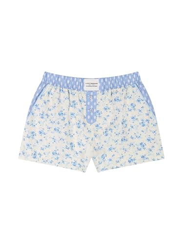 Image of Lucky Brand Women's Pajama Bottoms - Ultra-Soft 2 Pack Sleep and Lounge Sweat Shorts, Cortos de Pijama para Mujer