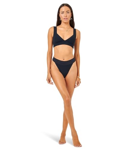 L*Space Women's Standard Hailey Top, Black MD