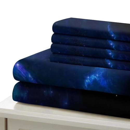 Linge de lit microfibre Cosmic Nebula de literie confortable King - 7