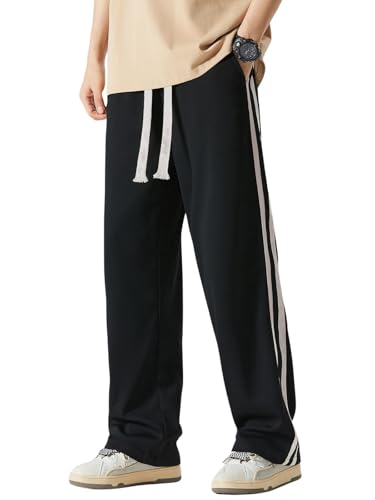 GRECIILOOKS Men's Loose Mid Rise Casual Trousers Pants | Regular | Sports Stylish Treck Pant | Sweatpants (Available in Plus Size and Combo Pack of 2)