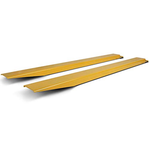 84\" Pallet Fork Extensions for forklifts Lift Truck Slide on Steel 4.5\"