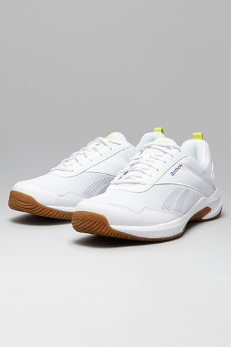 Image of Reebok Men's Badminton Shoes Cushioned Non-Marking Indoor Sports Shoes for Men | Lightweight Flexible Court Shoe | Badminton, Tennis & Indoor Sports | Courtflex M