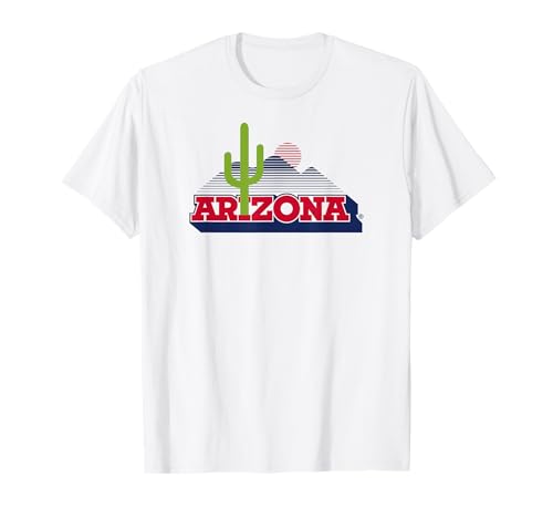 Arizona Wildcats Vintage Cactus Logo T Shirts for Men and Women Tees