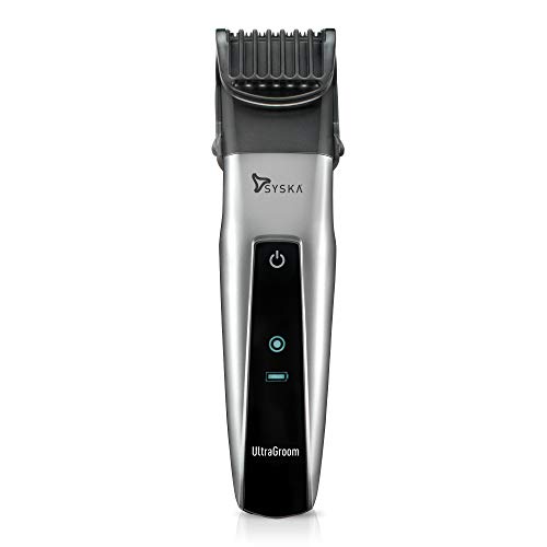 Image of SYSKA HT3052K /02 Corded & Cordless Ultra groom Pro Styling Kit Runtime: 50 Min Trimmer for Men (Silver Black)
