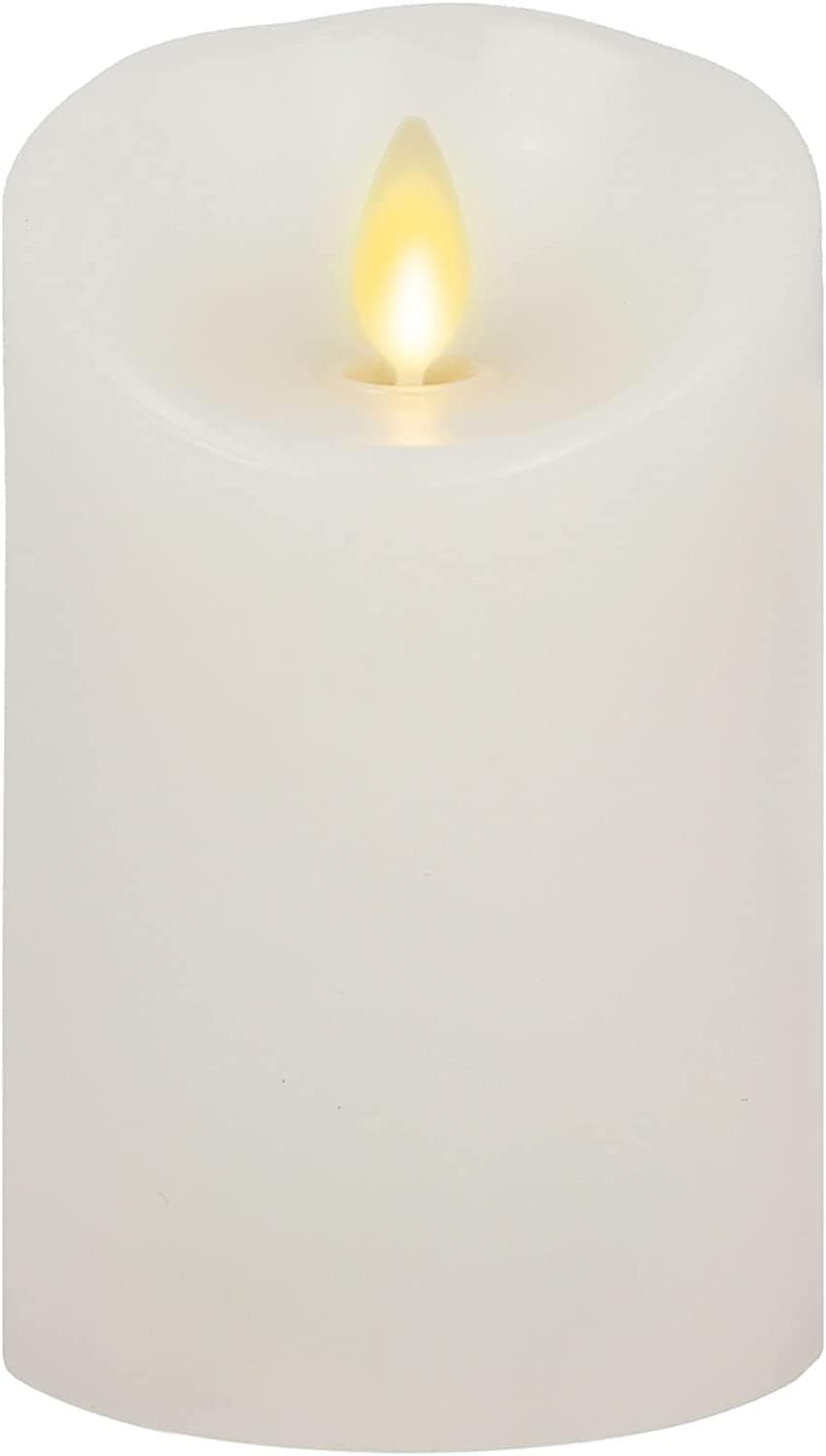 Darice Luminara® Flameless Candle Unscented White Wax 360