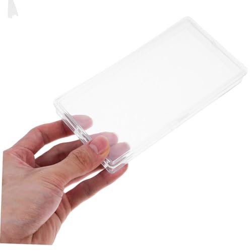 Caja organizadora transparente para billetes 3 piezas miniatura 6