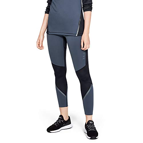 Under Armour Women's Coldgear Armour Legging Graphic, Downpour Gray (044)/Tonal, Large