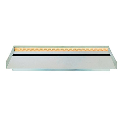 HEISSNER W486-00 Wasserfall-Element aus Edelstahl 60 cm mit LED Licht HEISSNER W486-00 Wasserfall-Element aus Edelstahl 60 cm mit LED Licht