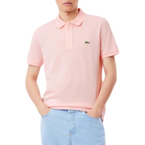 Listado de Lacoste Rosa más recomendados. 40 Lacoste - Polo clásico de piqué de manga corta para hombre, corte entallado, PH4012-51, rosa flamenco, talla L