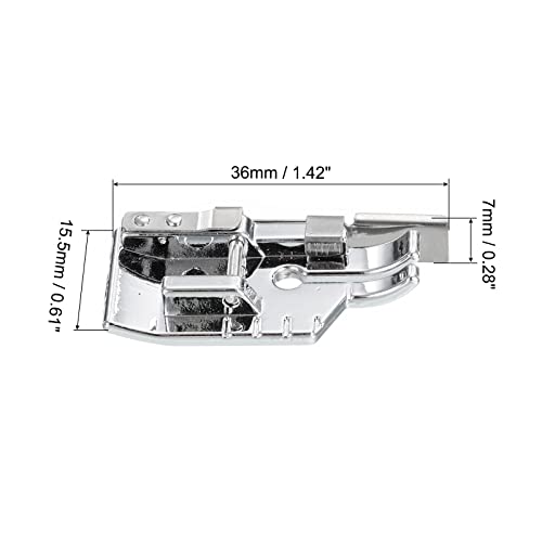 uxcell Pie Prensatela para Máquina de Coser Overlock 2 Piezas miniatura 2