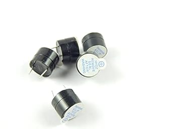 SOOTRA 5V Passive Buzzer Acoustic Component Mini Alarm Speaker for electronic project pack of (5)