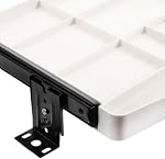Ciieeo Desk Computer Keyboard Tray with Large Bearing Space and Noise Reduction, Black Plastic