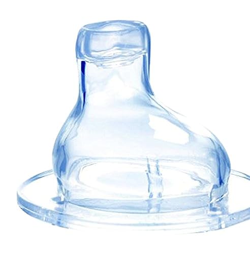Nuby ID1538 Set of 2 No-Spill Silicone Wide Neck Replacement Spouts