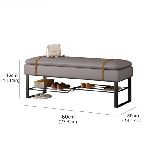 Banc de rangement à chaussures finitions soignées pour bout de lit - 4