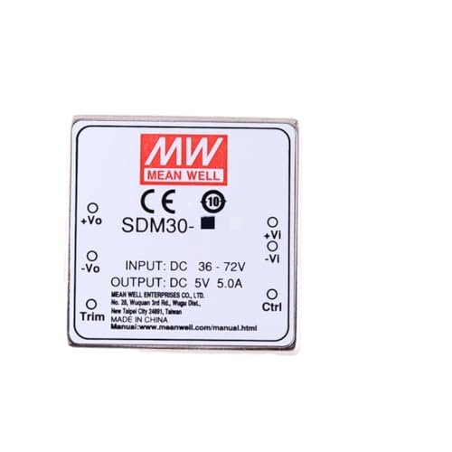 Convertisseur SDM 30W 5V 5A SDM30-48S5 transformateur DC/DC sortie unique - 2