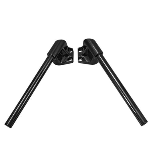 Guidon moto Ninja 250R en aluminium noir usiné pour une stabilité optimale