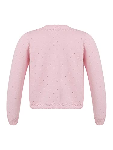 CHICTRY Toddler Girls Long Sleeves Lace Bolero Cardigan Shrug One Button Closure Knit Sweater2