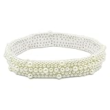 Felt Panama Hats Classic Wide Brim Fedoras Dress Hat (Pearl Band)
