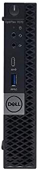 Dell Optiplex 7070 MFF Micro Form Factor Desktop 9th Gen Intel Core i7-9700T 8-Cores Processor, 16GB DDR4 RAM, 512GB SSD, Intel UHD Graphics 630, Windows 10 Pro (Renewed)