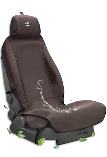 AUTHENTICS Chill 軽/普通車 シートカバー 防水 抗菌 消臭 蒸れない 車 シート カバー かけるだけ 簡単 汎用 洗える 快適なドライブを実現