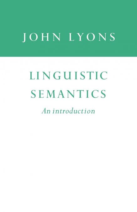 Linguistic Semantics: An Introduction