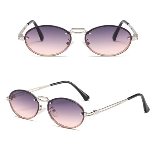 Sunglasses for Men Women Oval Small Sun Glasses UV400 Vintage Eyewear Retro Sunglass