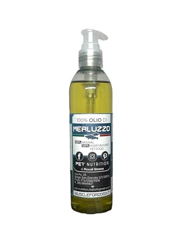 100% natürliches Kabeljauöl zur Tierernährung 250ml Tiernahrung
