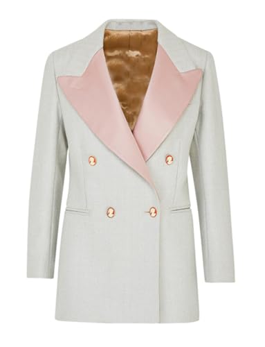 Manteau long à chevrons femme veste blazer de bureau habillée