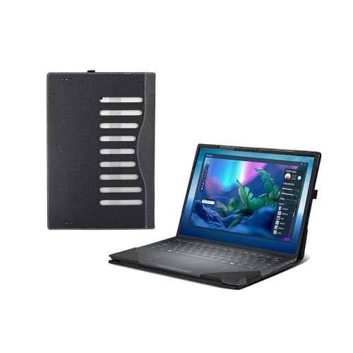 Funda para Laptop Dell Pro Max 14" PU Cuero Gris Oscuro miniatura 1