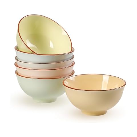 AHX Ceramic Dessert Bowls Set of 6 Cover