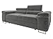 Mirjan24 Sofa Torezio II mit Einstellbare Kopfstützen, Zweisitzer Polstersofa, Füße aus Metall Chrom, Sofagarnitur, Wohnlandschaft, Couchgarnitur (Manila 16) MI 4 günstig Kaufen-Mirjan24 Sofa Torezio II mit Einstellbare Kopfstützen, Zweisitzer Polstersofa, Füße aus Metall Chrom, Sofagarnitur, Wohnlandschaft, Couchgarnitur (Manila 16)