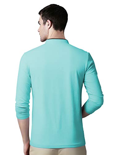 Image of EYEBOGLER Men's Full Sleeve Regular Fit Casual T-Shirt | Comfortable Everyday Wear Top | Stylish Tee for Daily, Travel & Casual Outfits