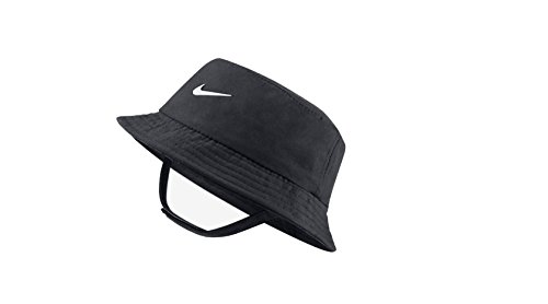 Image of Nike Dry Infant/Toddler Girls' Bucket Hat (Anthracite (6A2682-695) / White, 12-24 Months)
