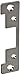 HES Stainless Steel 501A Faceplate for 5000 Series Electric Strikes for Aluminum Frames Includes Universal Mounting Tabs, Satin Stainless Steel Finish