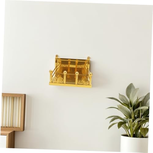 Étagère murale acier inoxydable pour statue bouddha et guanyin - 8