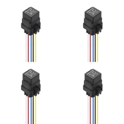 Relais automobile 12VDC 40A étanche à 5 broches pour sécuriser vos circuits électriques