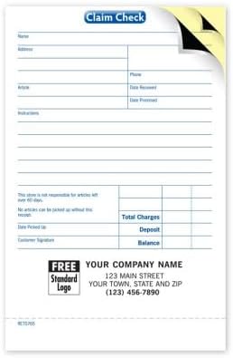 Jewelry Repair Order Form-Cum-Envelope