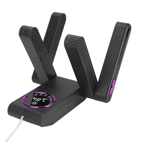 Secador eléctrico portátil para botas con doble brazo y temporizador miniatura 2
