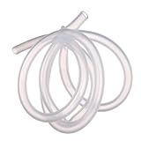LiebeWH Silicone Tubing, Food Grade Peristaltic Pump Hose, High Transparency, 3.2mm ID X 6.4mm OD, for Home Brewing and Bioengineering Applications