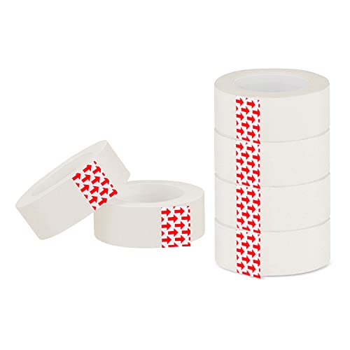 Image of Amazon Basics Matte Finish Tape, 6 Pack, 3 /4 inch Width x 1000 inch (27.8 yds) Length, Translucent