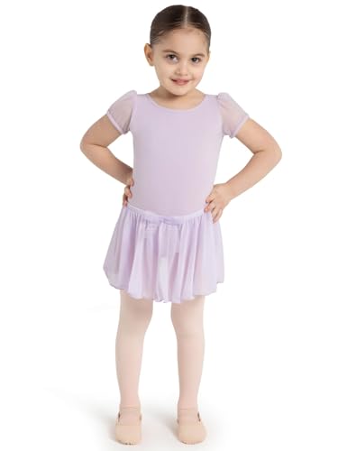 Jupe de danse circulaire Capezio en lavande avec finitions soignées