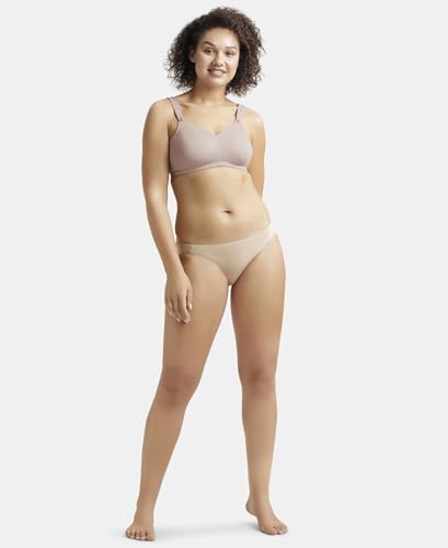 Image of Jockey 1841 Minimizer Bra | Wirefree | Non Padded | Full Coverage with Broad Fabric Straps | Microfiber Nylon Elastane Fabric