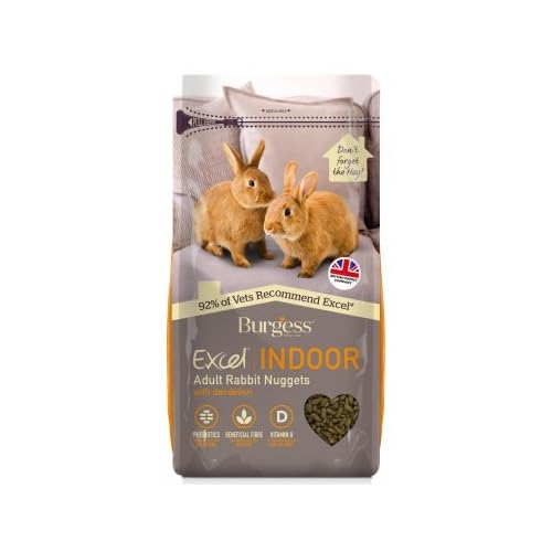Burgess Excel Indoor Nugget Rabbit 1.5kg -NEW!-, Pack of