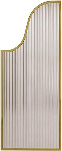 Genérico Divisor De Privacidad For Urinario De Acero Inoxidable, Mampara De Baño De Vidrio Templado(D,1 Piece Set)