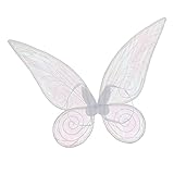 significado alas transparentes Material: Tul, metal B Blesiya Brillante Mariposa Cambiante Ángel ala De Hadas Mariposa Alas De Hadas Vestirse para Mujer Disfraces para Niños - Blanco, Niño
