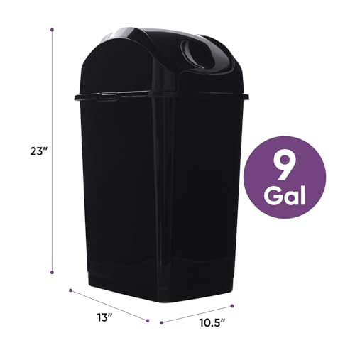 Caneca de basura con tapa basculante 13 galones 2 unidades miniatura 2