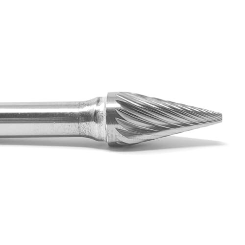 Fresa Carburo SM-4 de Corte Simple 3/8" x 5/8" con Mango 1/4" miniatura 3