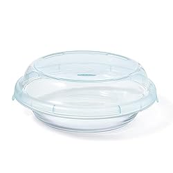 OXO Placa de torta de vidro com tampa Good Grips