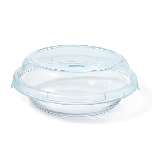 OXO Good Grips GLASS PIE PLATE WITH LID by OXO - Used condition - US$15.80